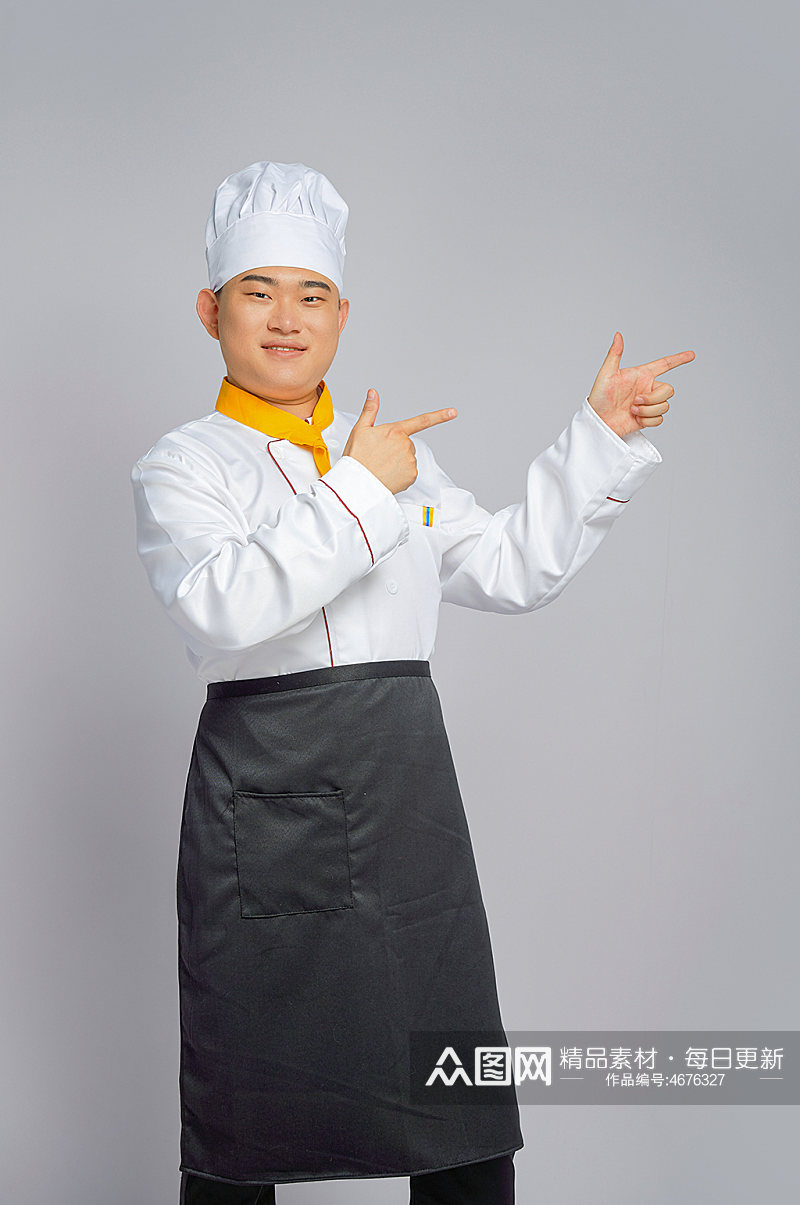 餐饮职场商业厨师服人物摄影图片素材