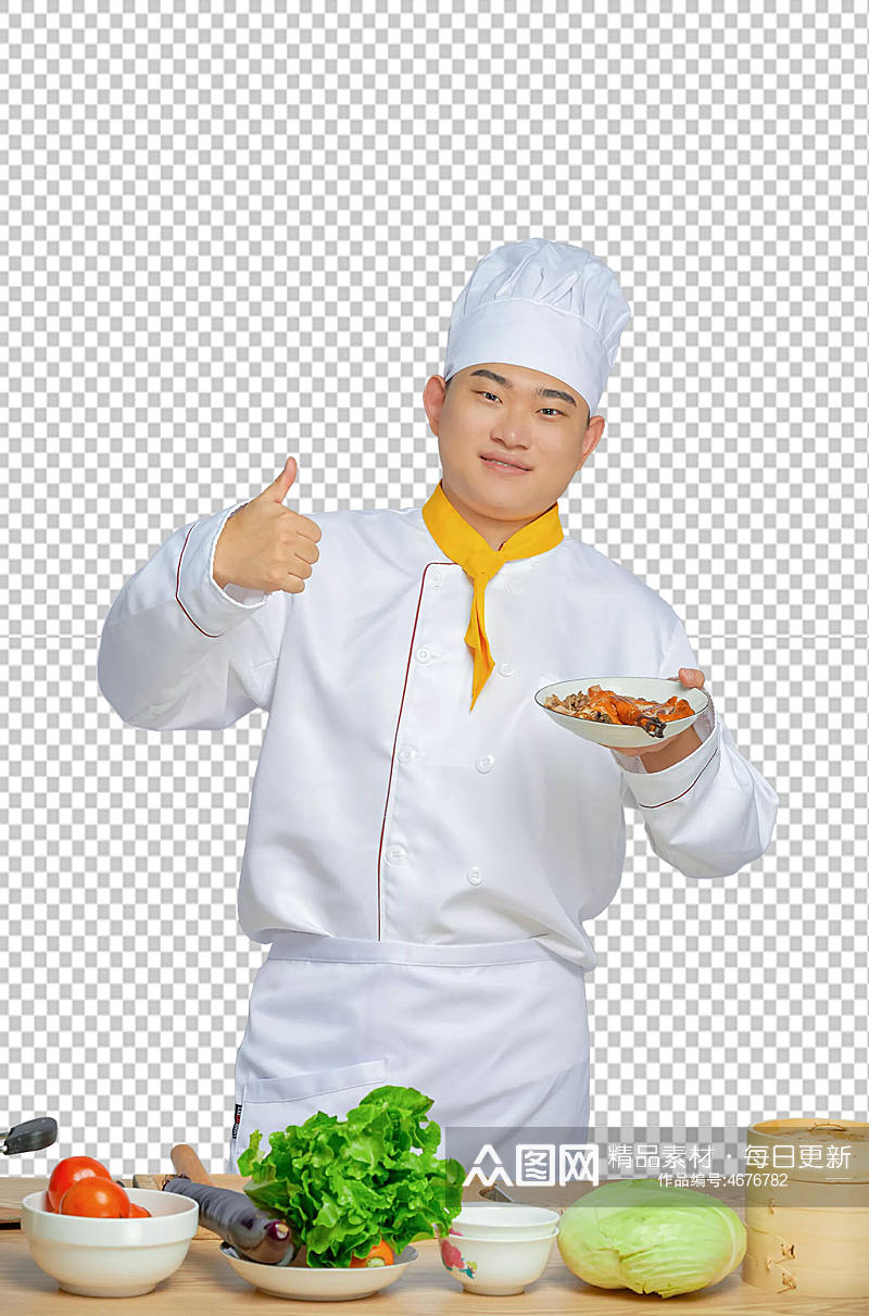 餐饮职场商业厨师服传统美食烤鸭摄影图片素材
