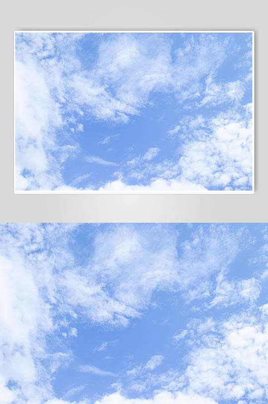 蓝天白云风景摄影图素材