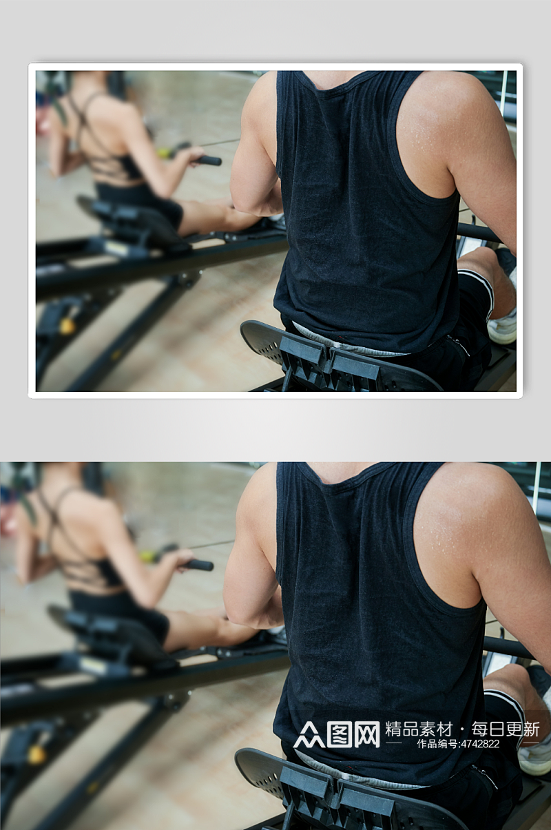 体育健身肌肉人物运动精修摄影图片素材