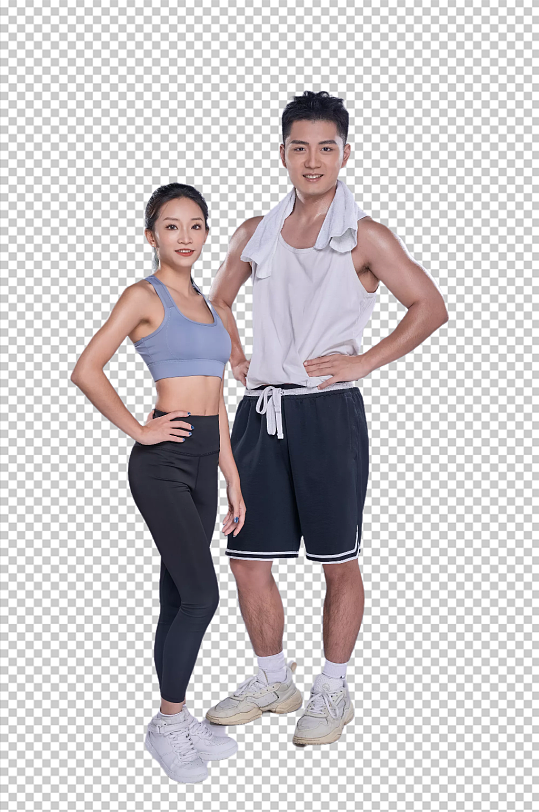 体育健身房秀肌肉运动人物运动免抠摄影图-众图网