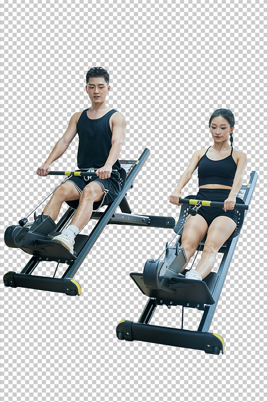 体育健身健身房人物拉伸运动免抠摄影图-众图网