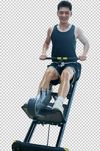 体育健身健身房肌肉男人物运动免抠摄影图