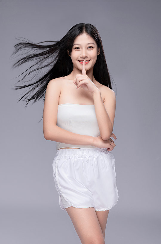 女性美发美肤彩妆美妆高级感人物摄影图片-众图网