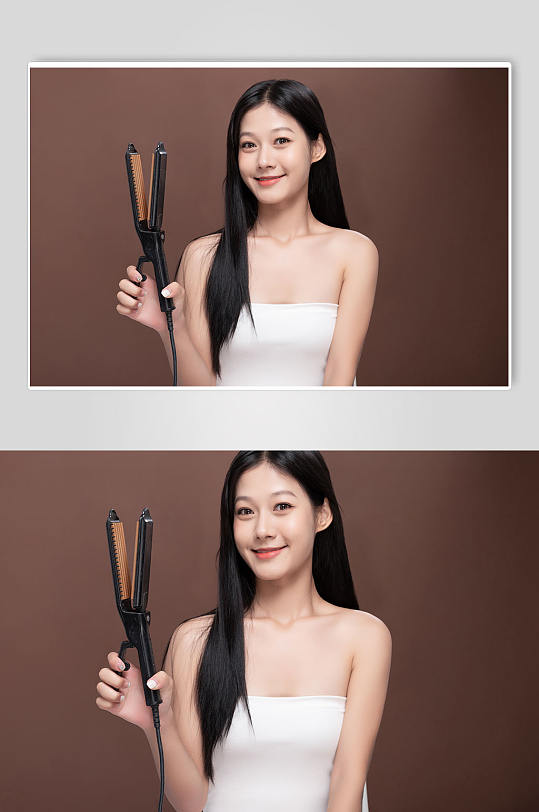 女性美发美肤彩妆美妆高级感人物摄影图片-众图网