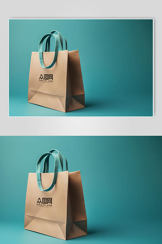 文创创意袋子手提袋学校文创产品展示样机-众图网