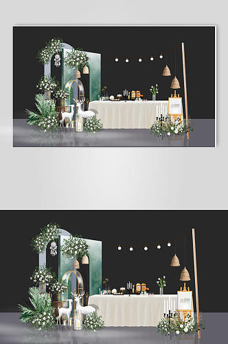 我们结婚啦订婚宴婚礼婚宴布置婚庆典礼美陈