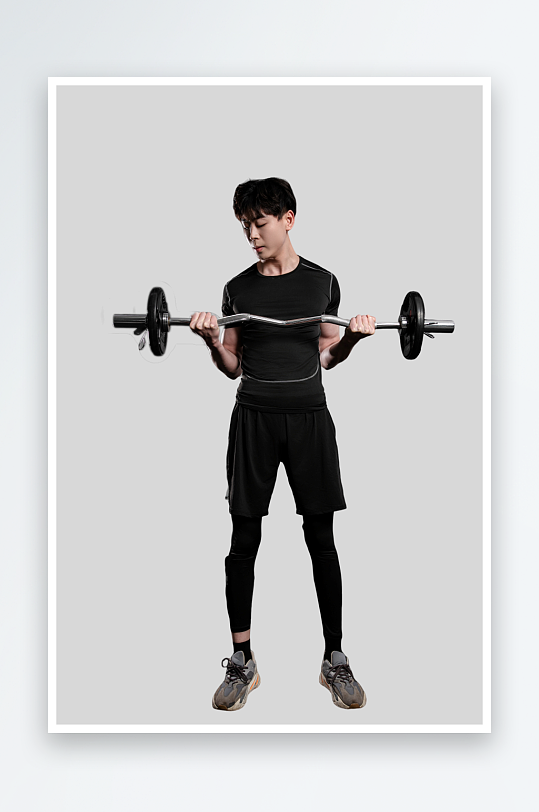 肌肉男运动健身教练人物摄影PNG免抠元素