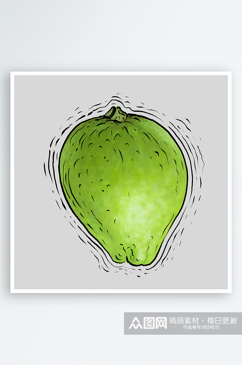 卡通手绘热带水果插图插画png免抠图素材