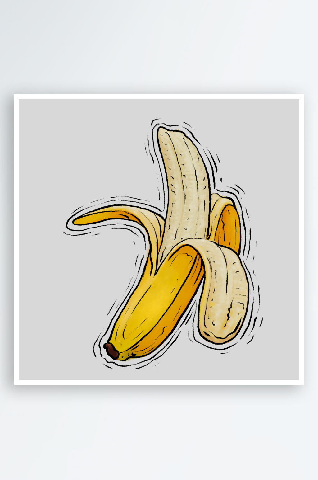手绘热带水果插图插画png免抠图素材