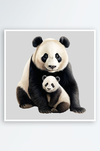 国宝大熊猫动物园动物宠物PNG免扣素材