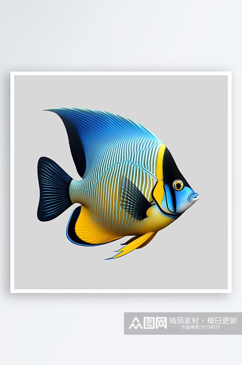 彩色小鱼热带鱼斗鱼观赏鱼PNG免扣素素材