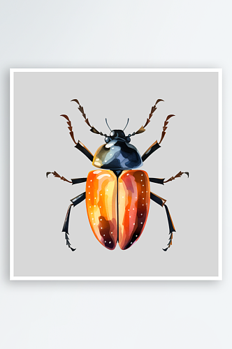 昆虫甲虫蒸汽朋克甲壳虫PNG免扣素