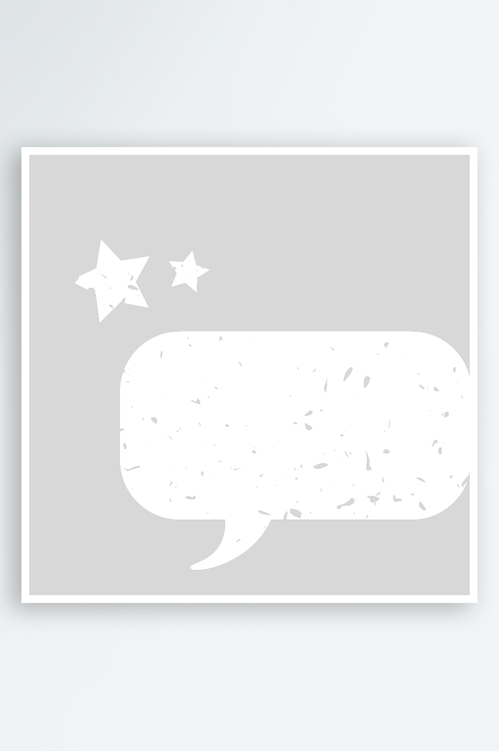 涂鸦边框气泡框PNG免扣图素材
