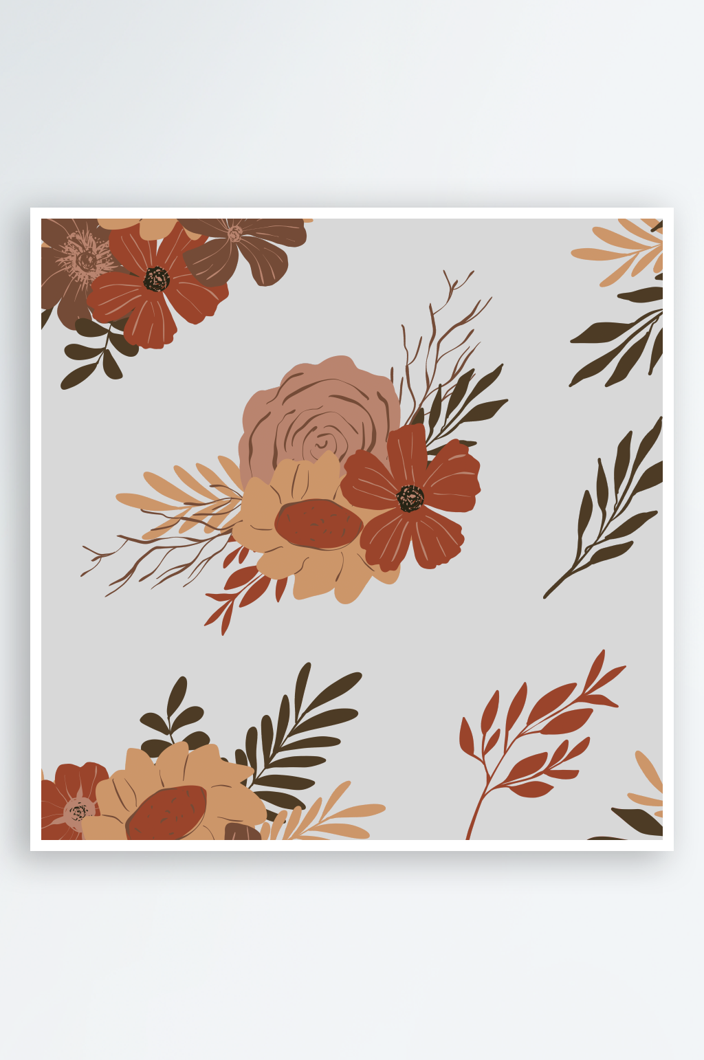 秋季简约北欧INS装饰背景素材