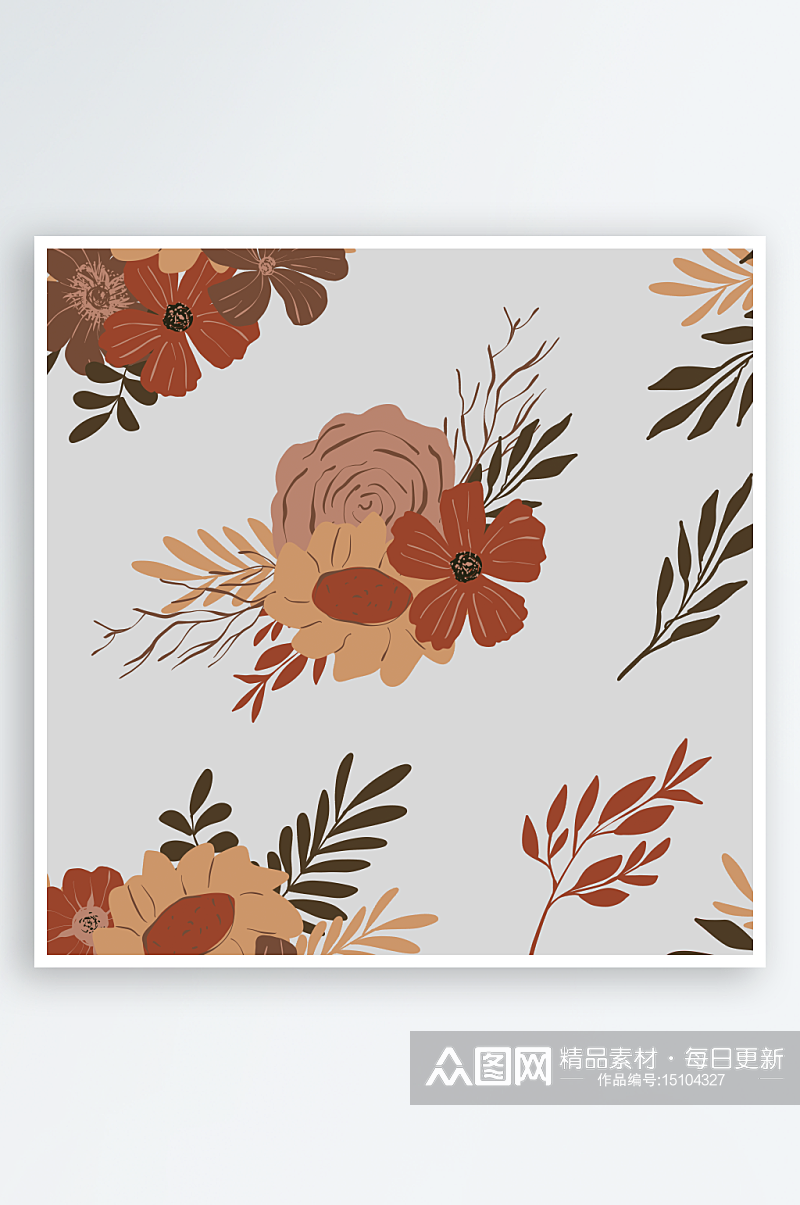 秋季简约北欧INS装饰背景素材