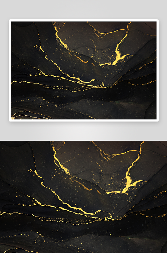 黑金光泽大理石纹理背景图片