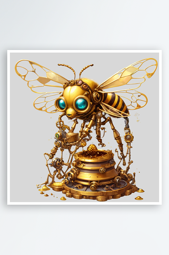 卡通蜜蜂蜂巢PNG免扣素材