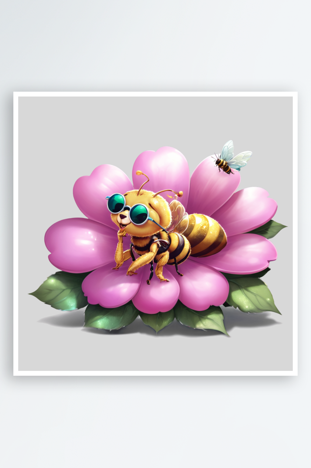 卡通蜜蜂蜂巢PNG免扣素材素材