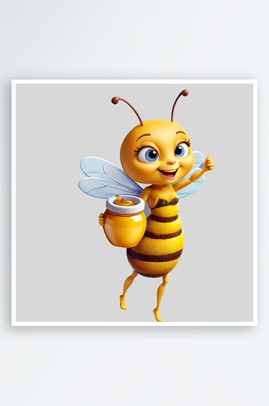 卡通蜜蜂蜂巢PNG免扣素材