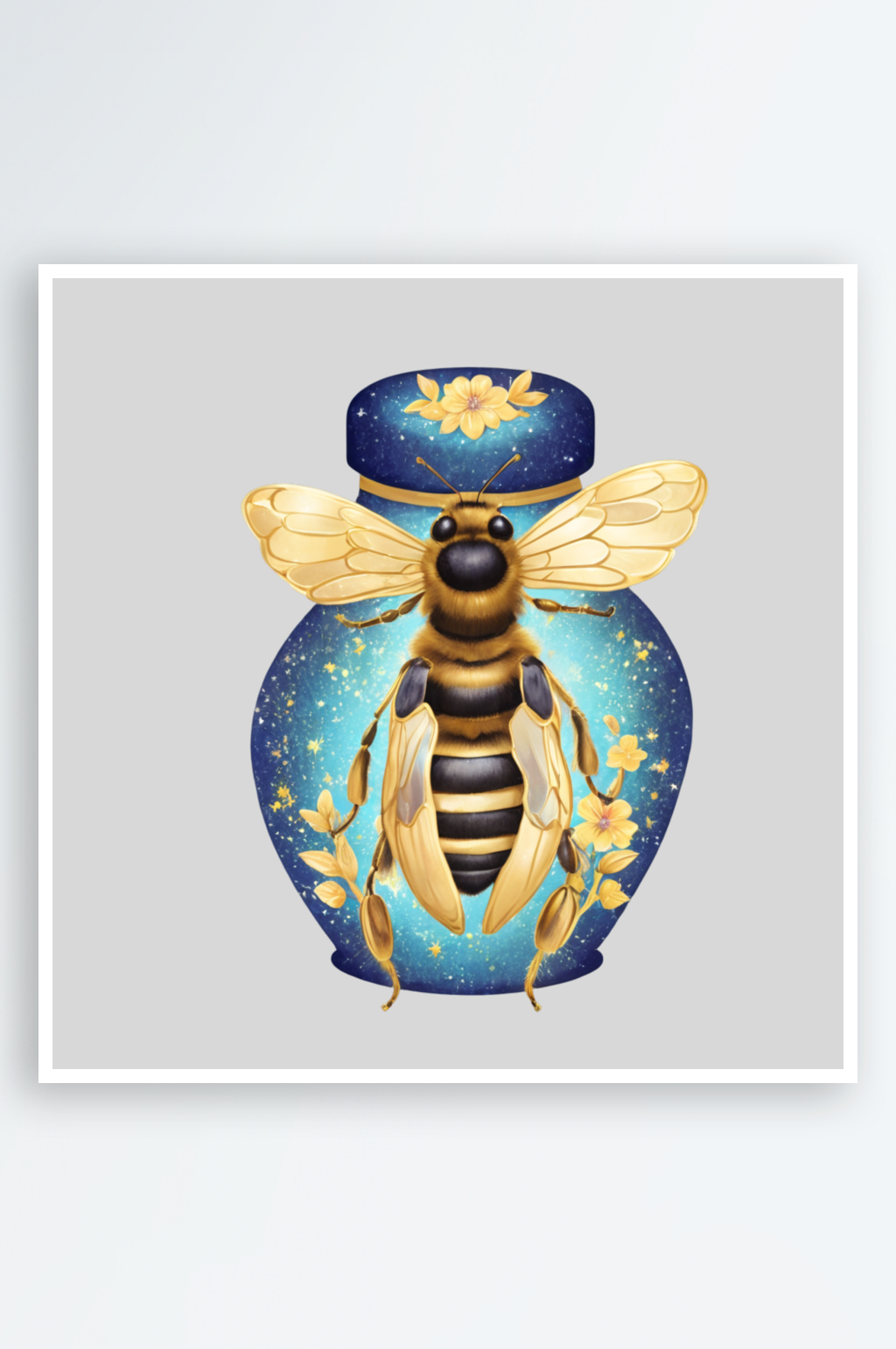 卡通蜜蜂蜂巢PNG免扣素材素材