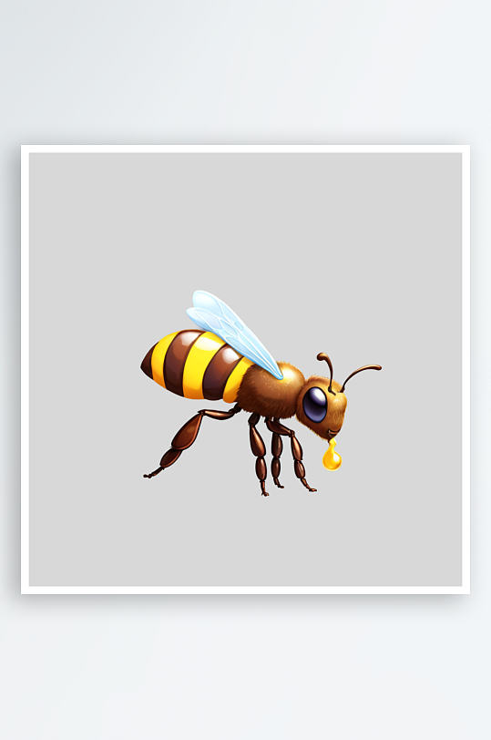 卡通蜜蜂蜂巢PNG免扣素材