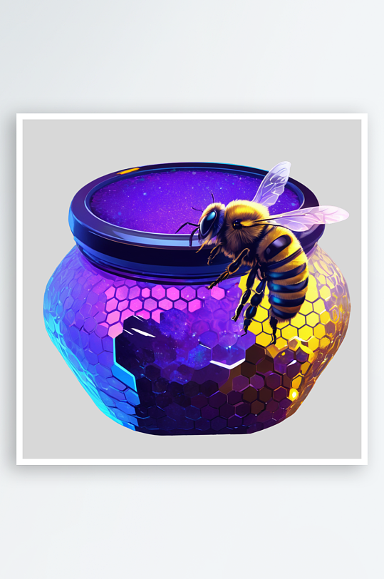 卡通蜜蜂蜂巢PNG免扣素材