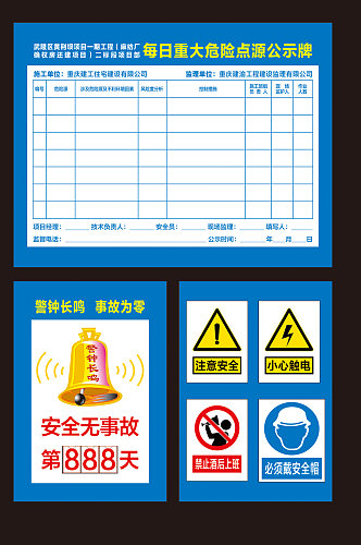 重大危险源公示牌