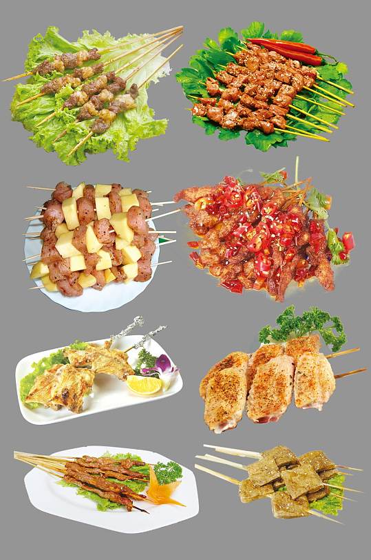 烤翅串图片-烤翅串素材下载-众图网