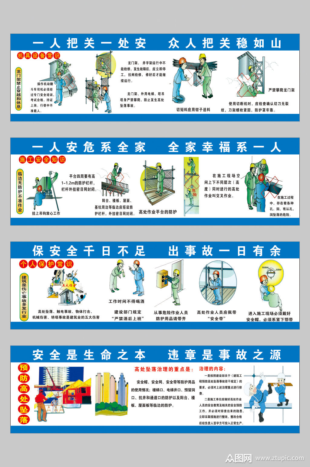 安全生产工地围挡素材