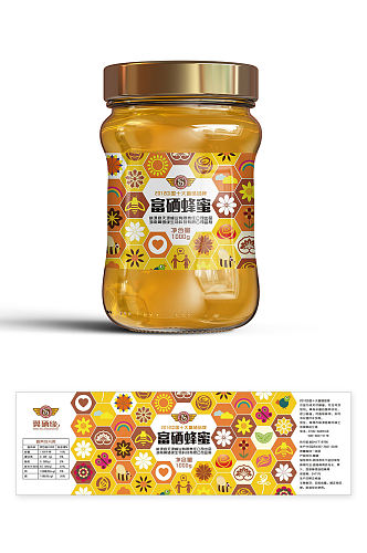 翼硒缘生物科技有限公司蜂蜜包装设计