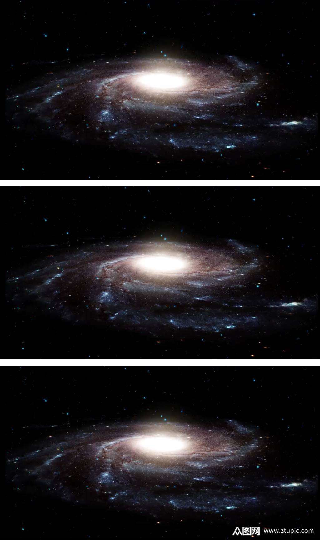 银河系三维动画视频素材