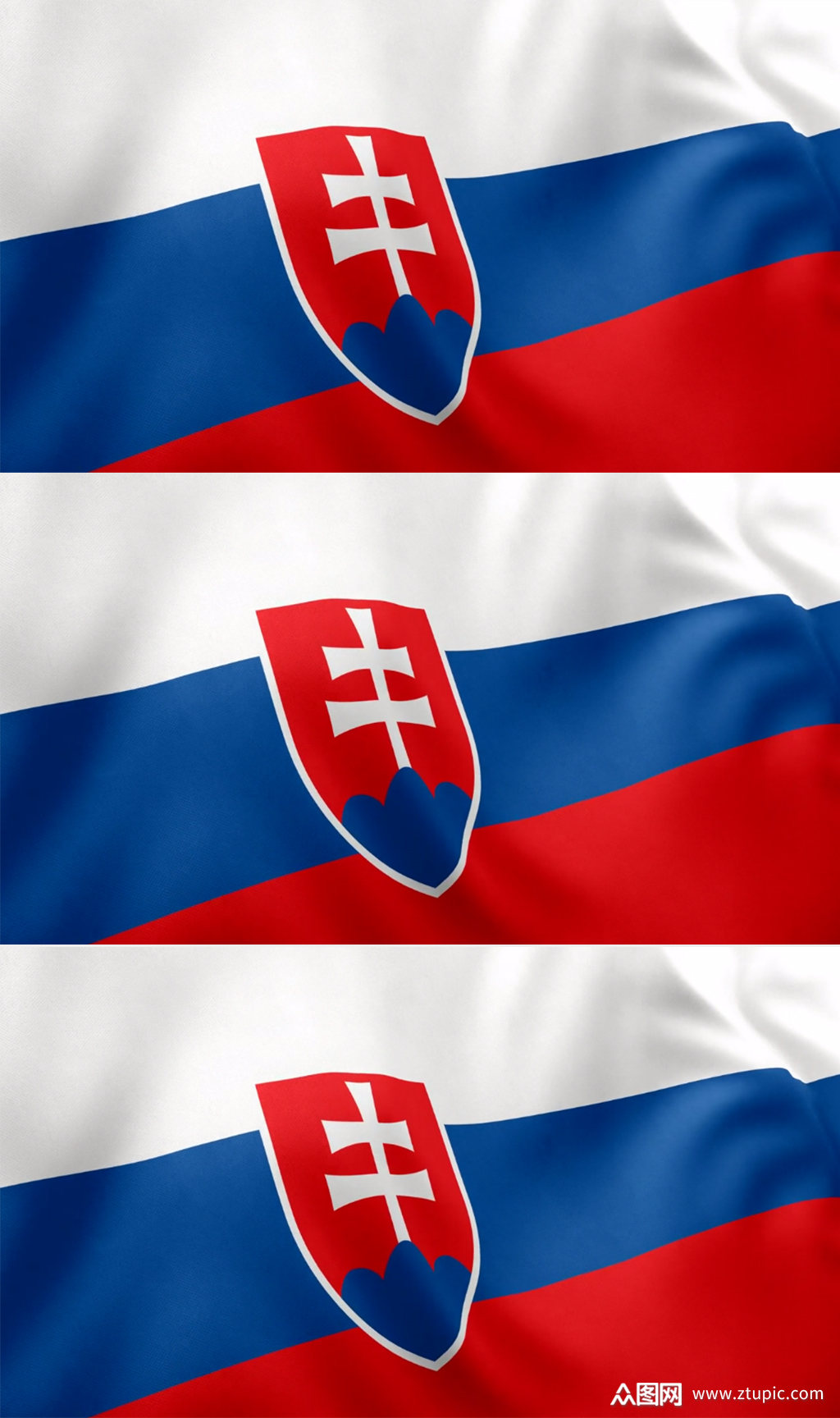 斯洛伐克的国旗在风中飘扬模板下载-编号1033452-众图网