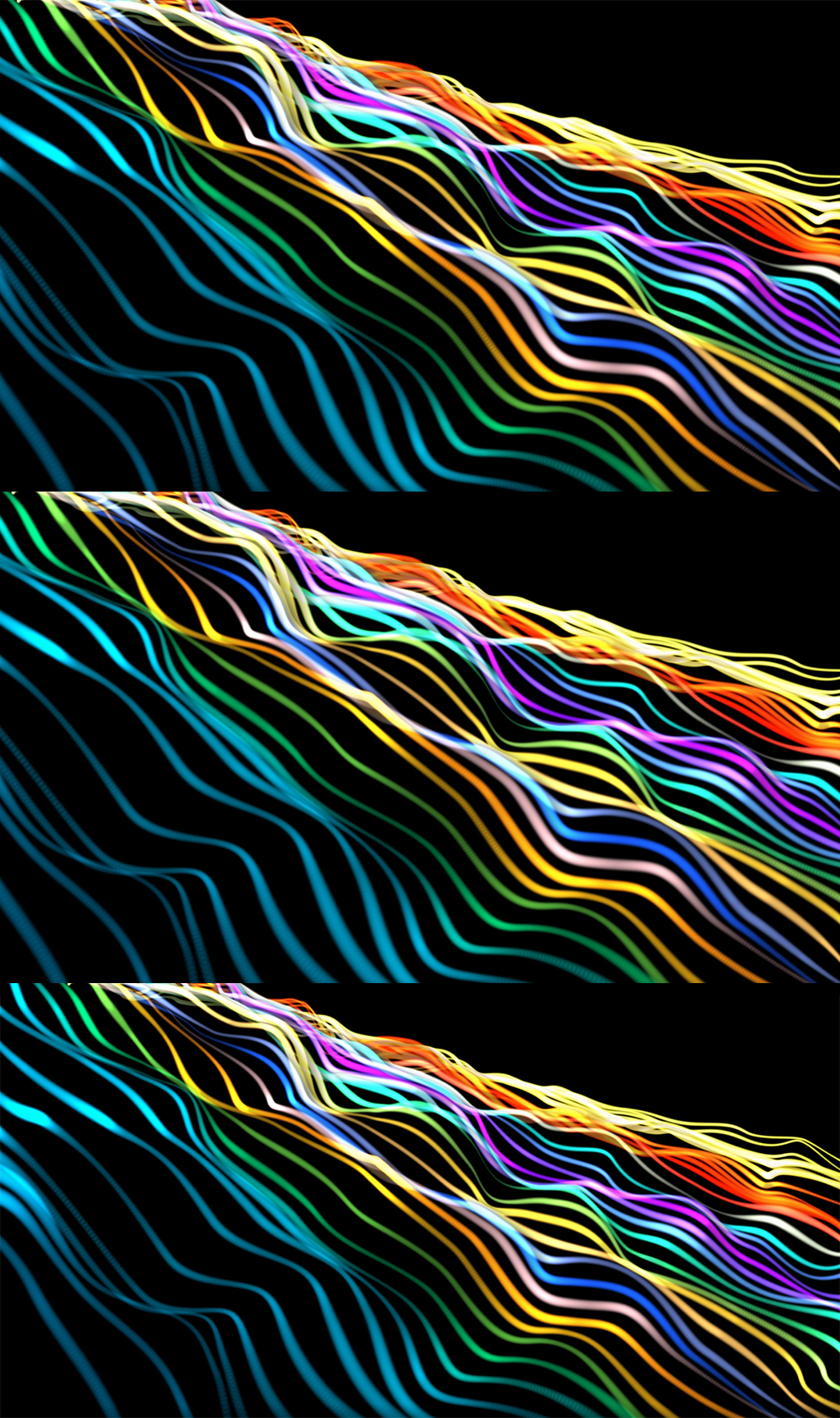 抽象彩色波浪风企业年会背景