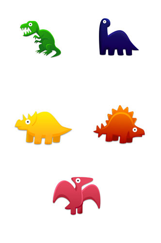 卡通恐龙玩具形象PNG免抠素材