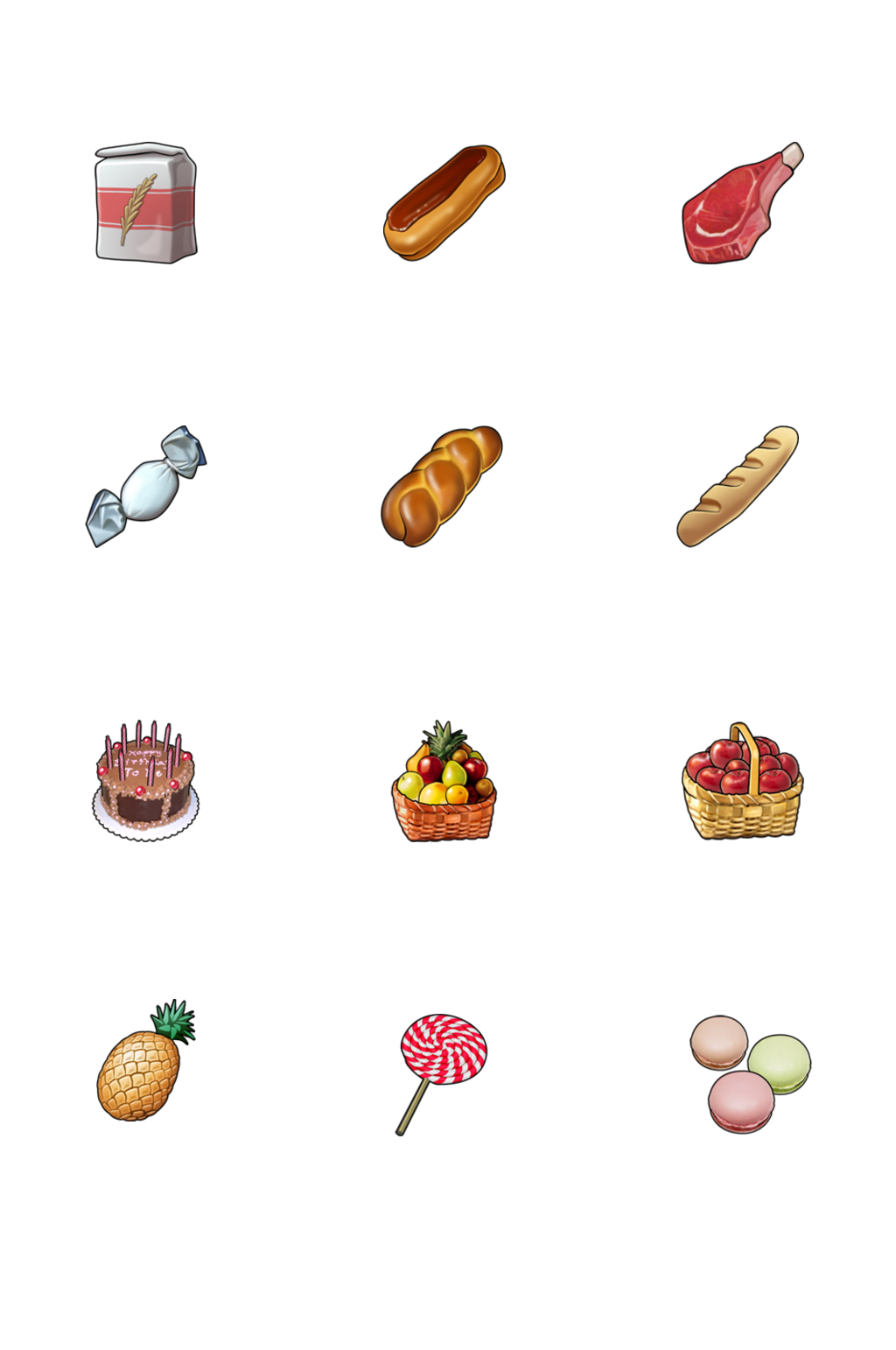 面包食物图标PNG免扣素材素材