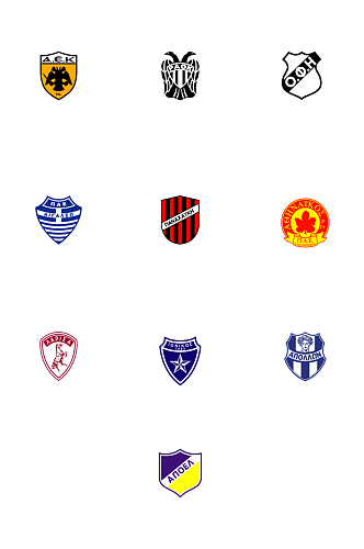 希腊足球俱乐部图标PNG免抠素材