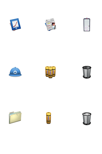 垃圾桶文件图标PNG免抠素材