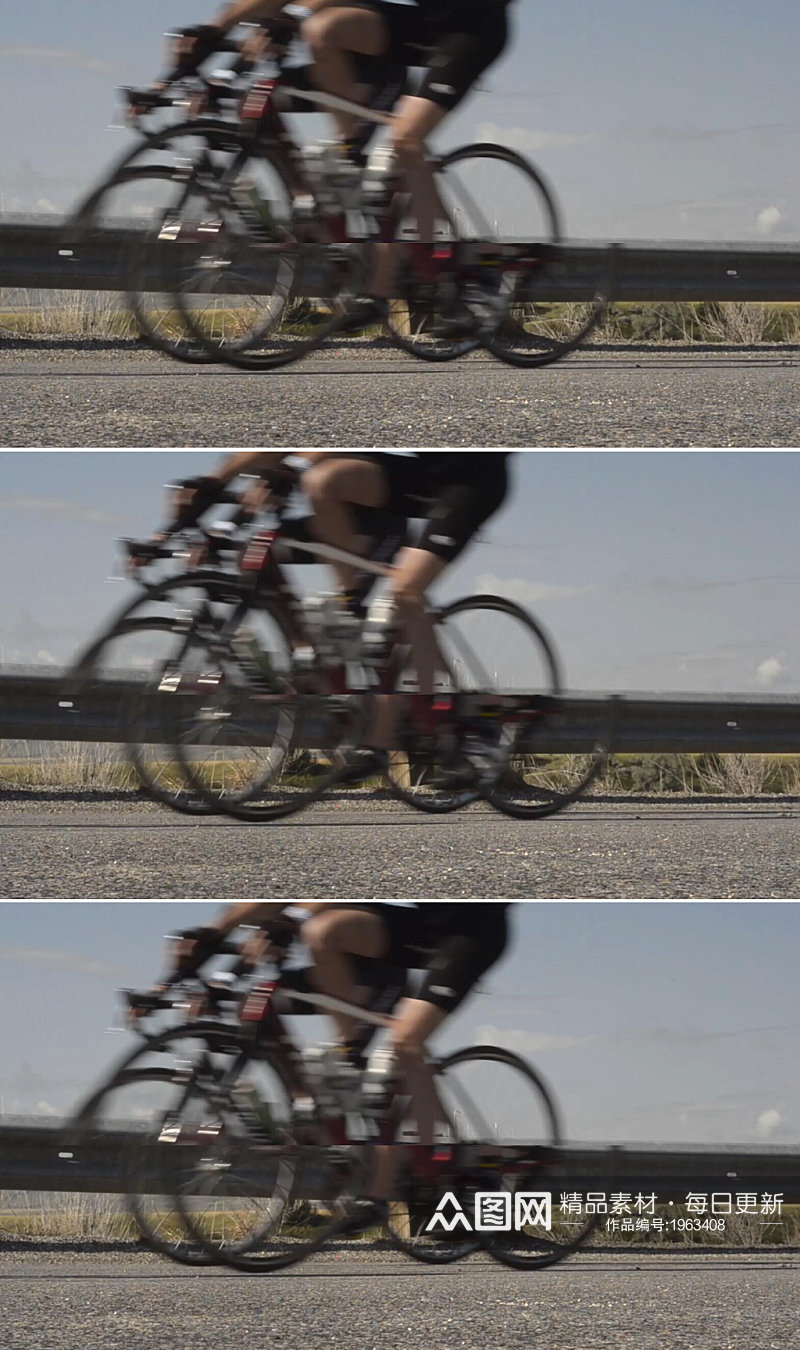 实拍一群骑自行车的人视频素材素材