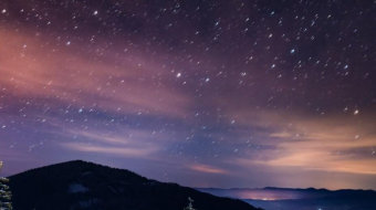 延时摄影星空流星雨视频素材-众图网