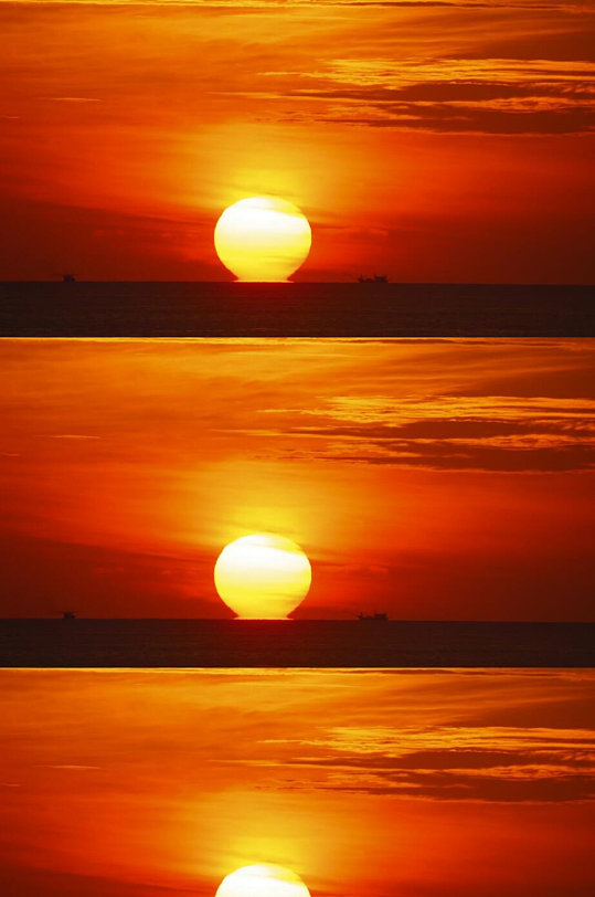 延时摄影大海日落夕阳下的美景 实拍视频 风景视频-众图网