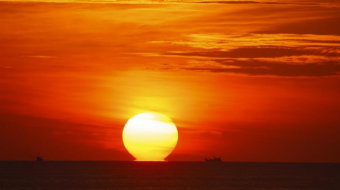 延时摄影大海日落夕阳下的美景 实拍视频 风景视频-众图网