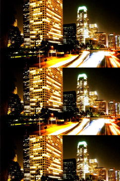 延时摄影城市夜景交通灯火通明实拍视频
