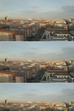 航拍德国柏林城市中心建筑全景实拍