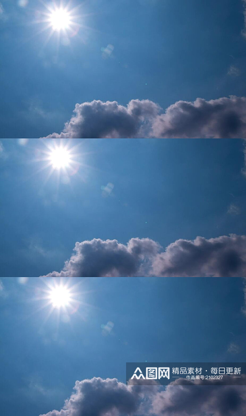 延时摄影乌云遮住太阳光实拍素材素材
