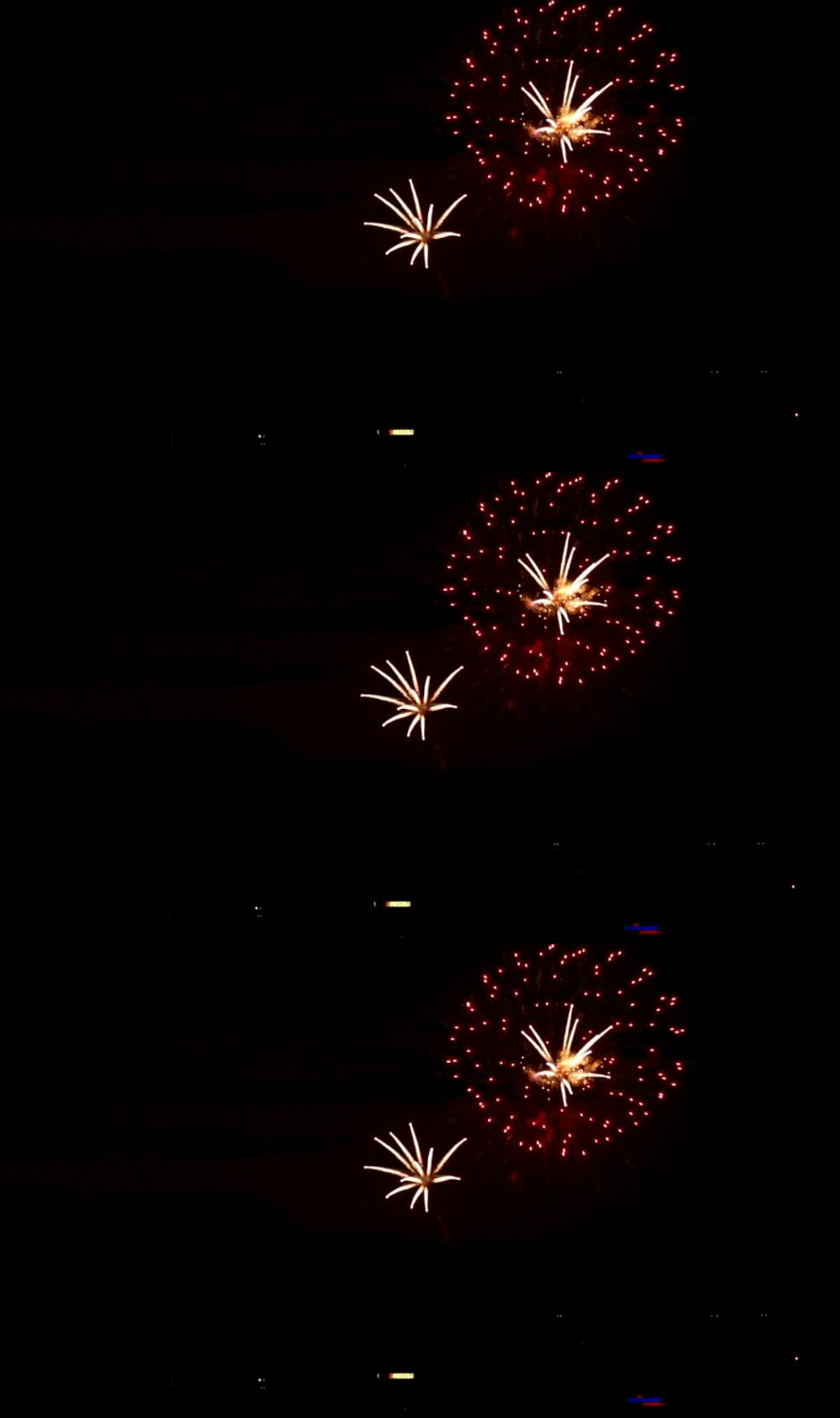 節(jié)日慶祝點(diǎn)燃夜晚的煙花美景實(shí)拍視頻素材