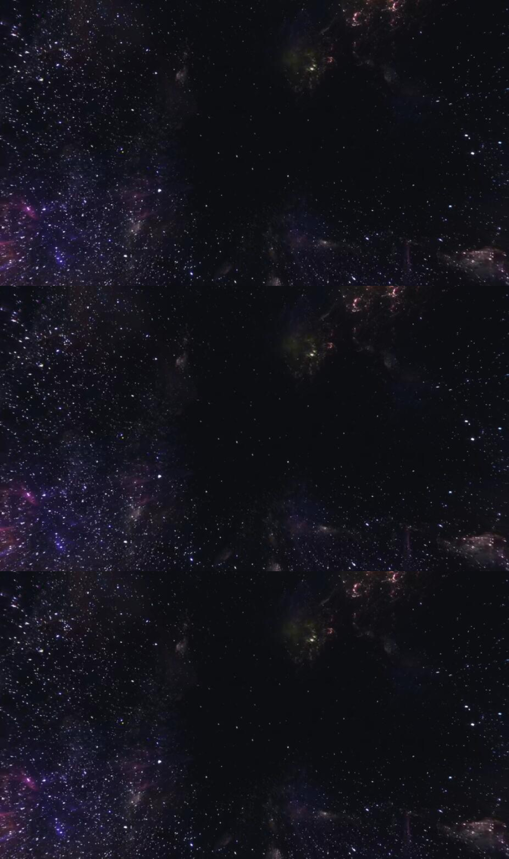 三维动画飞入星空宇宙的黑洞视频素材
