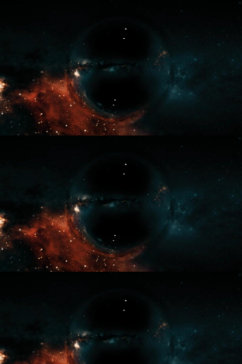 宇宙星空的黑洞视频