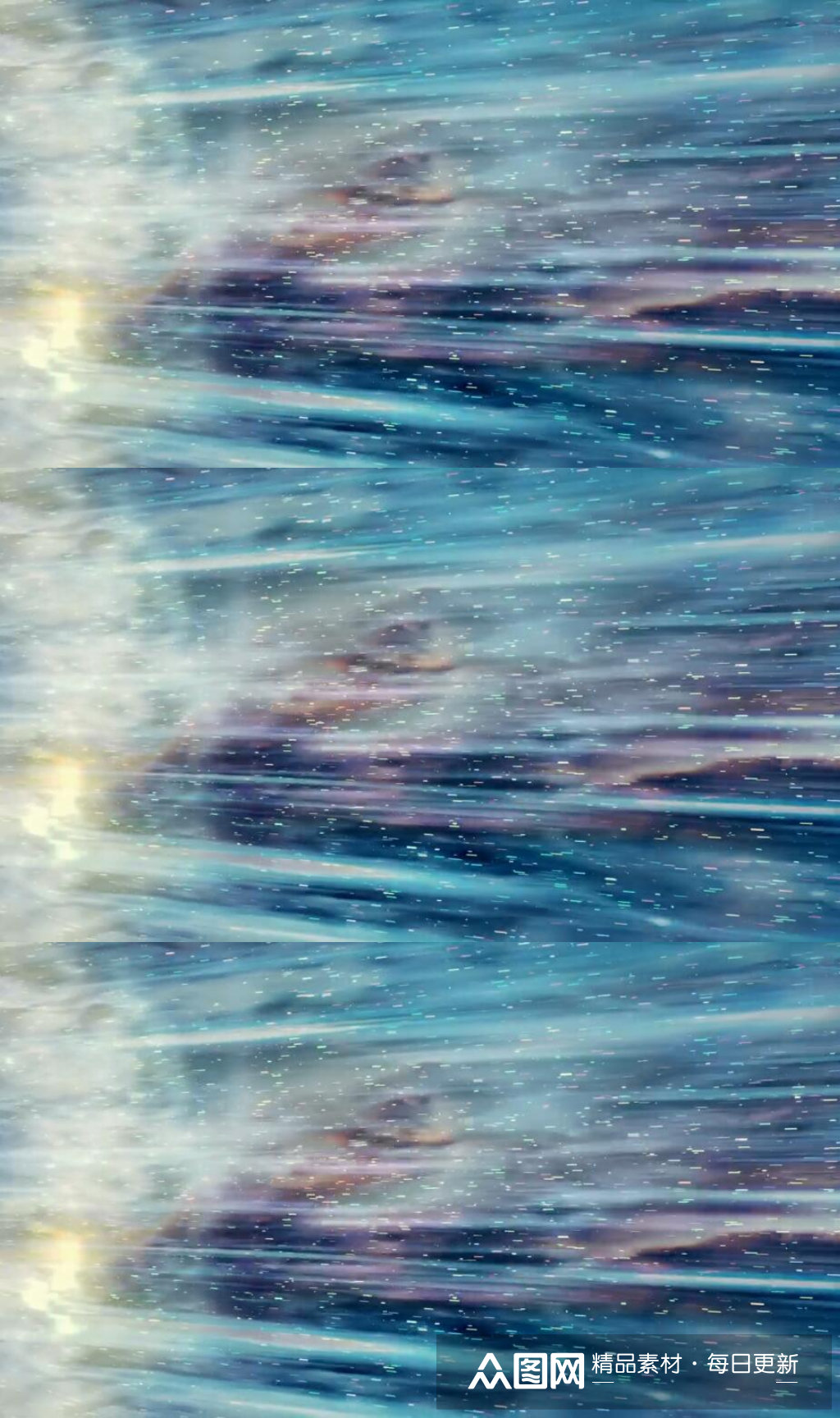 三维动画恒星和星云的流动视频