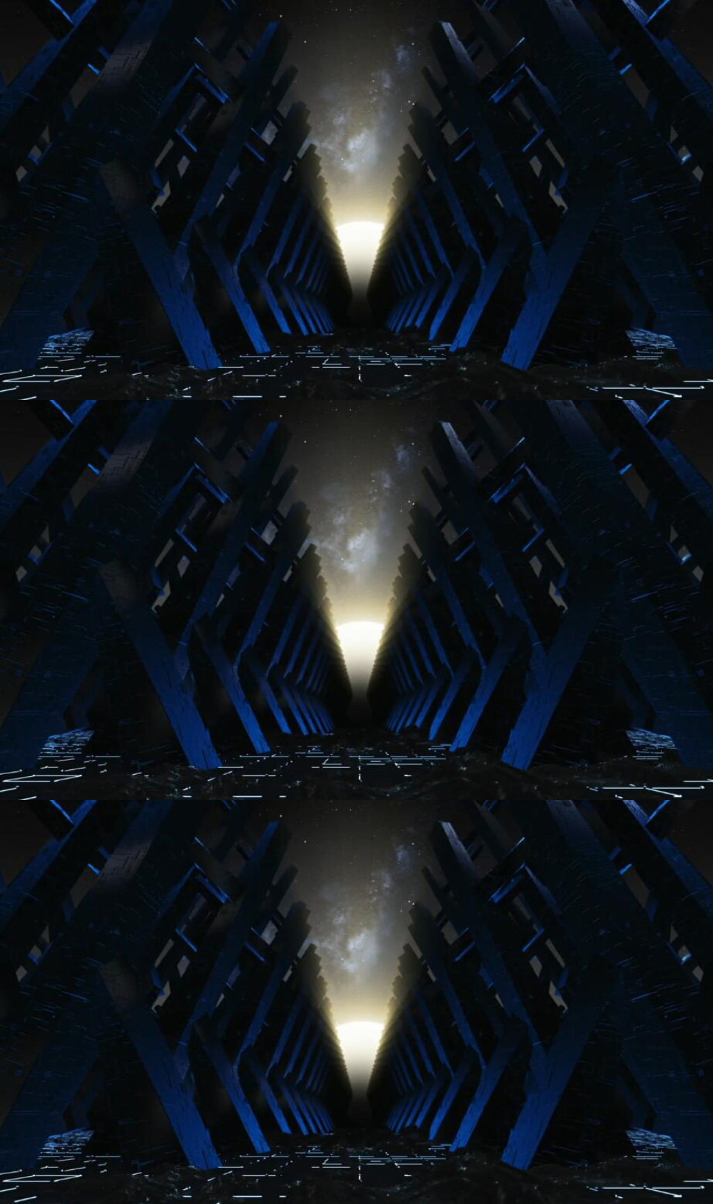 空間中抽象世界舞臺(tái)背景視頻素材